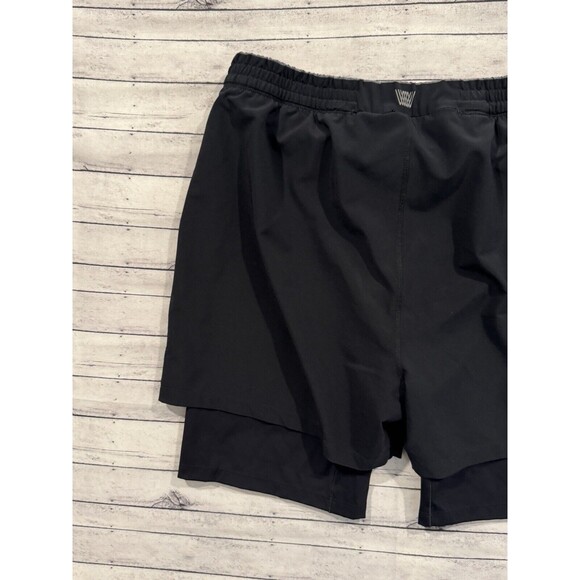 MACK WELDON Mens Stratus Compression Lined Short XL Black Zip Pockets 7” Inseam - Picture 13 of 16